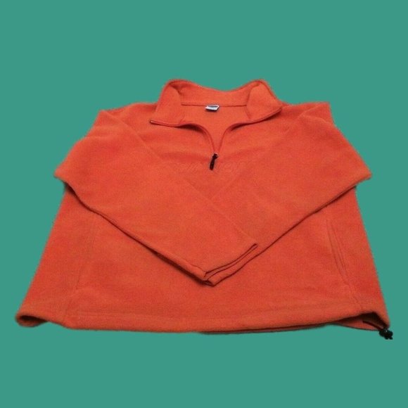 Old Navy Jackets & Blazers - Old Navy Unisex Coat/Jacket Winter Fleece Top Zip Bottom Pull Close Orange Sz XL